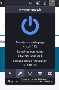 Accueil de uBlock Origin Accueil de uBlock Origin